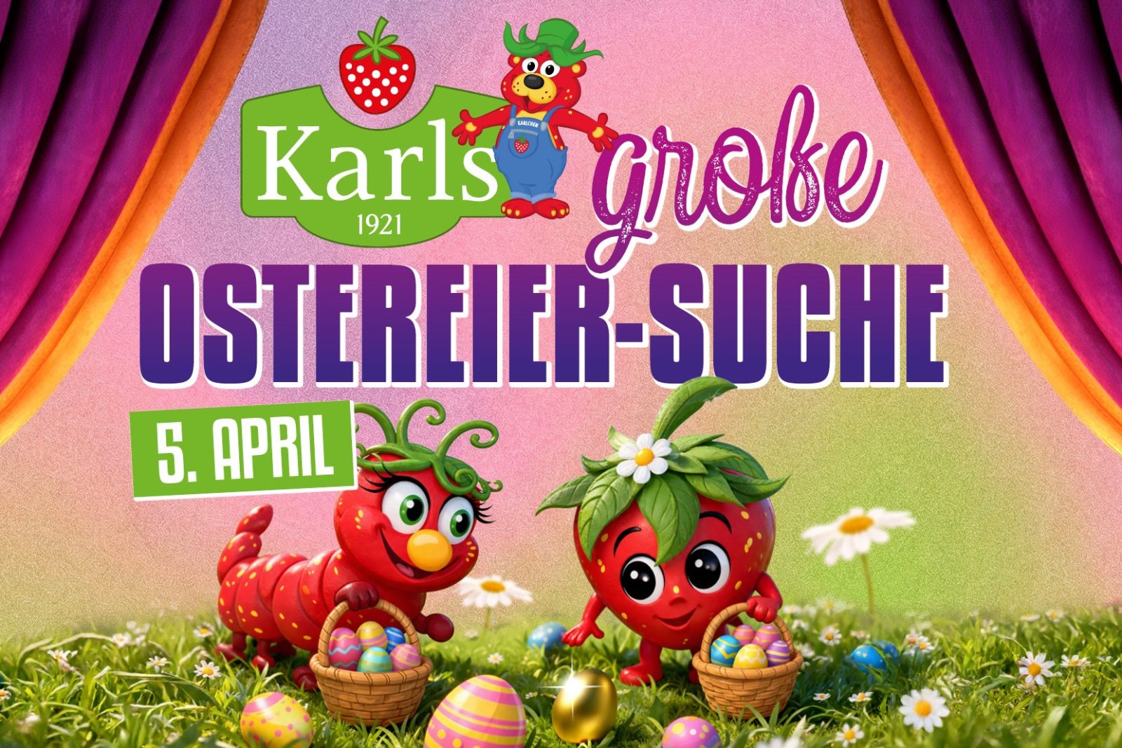 Ostereier-Suche bei Karls Erlebnis-Dorf in Zirkow🐣