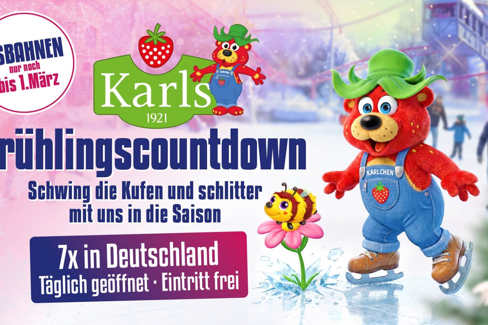 Frühlingscountdown bei Karls in Zirkow auf Rügen🌹