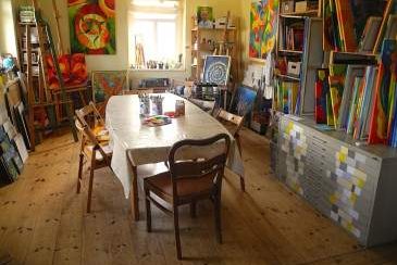 Kreativer Kindergeburtstag im Atelier in der Kümmelschänke Dresden, Bild 1