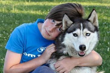 Familienwanderung mit Husky, Bild 1