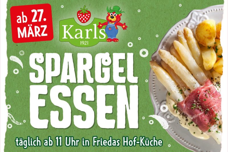 Die Spargelzeit in Karls Erlebnis-Dorf in Koserow!