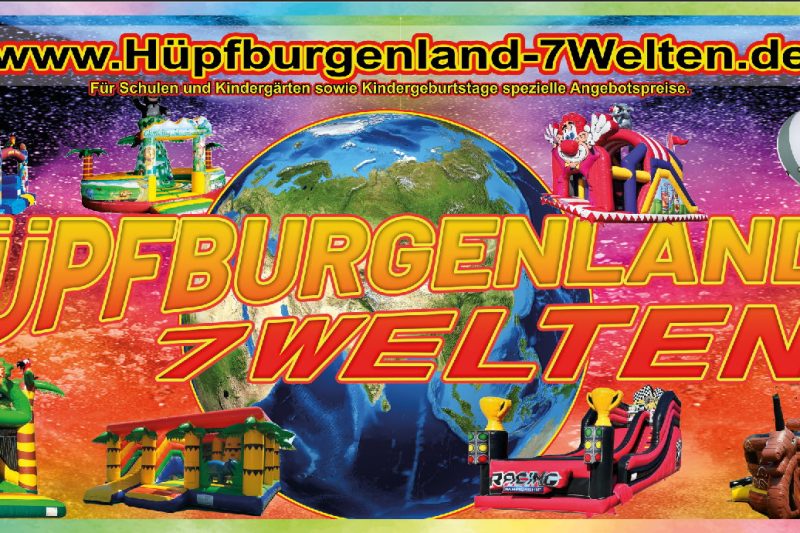Kindergeburtstag im Hüpfburgenpark 7 Welten in Trier, Bild 1